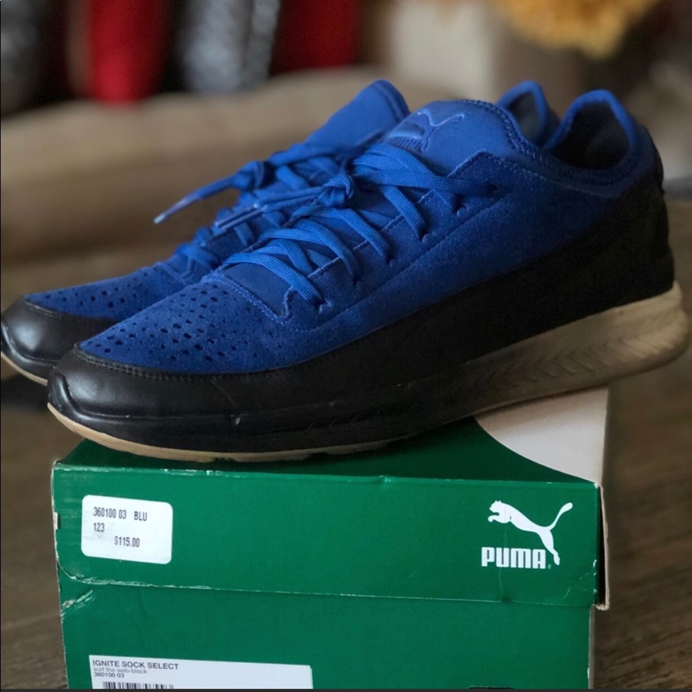 PUMA IGNITE SOCK SELECT (RARE) Blue/Blk